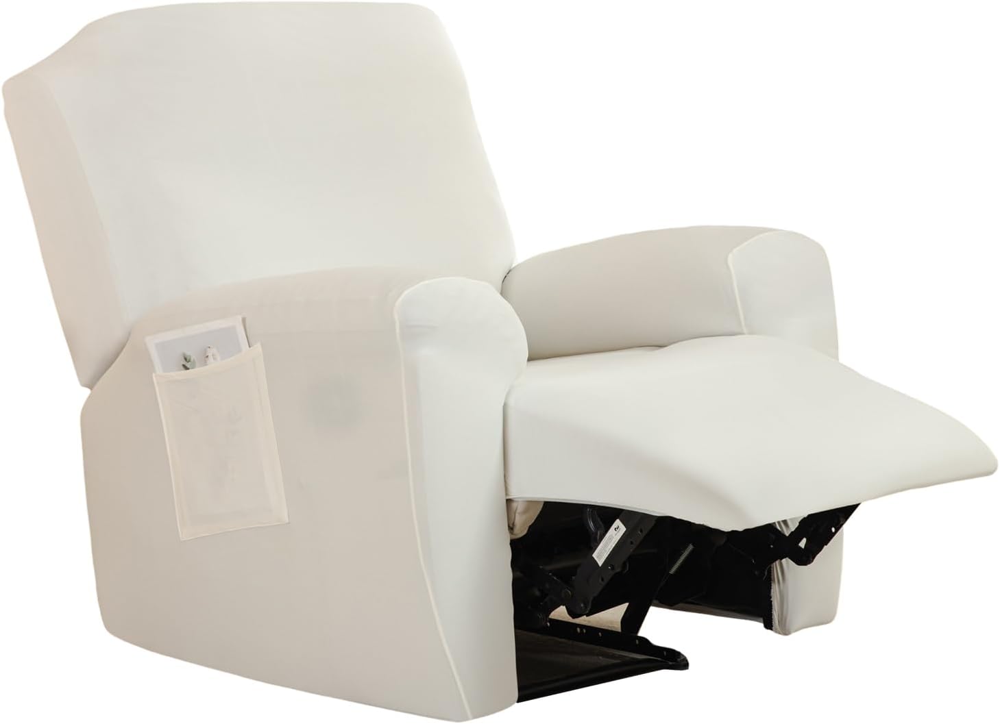 CRFATOP Printed Recliner Slipcover Stretch Reclining Chair Covers 4 Pieces Non Slip Recliner Sofa Slipcovers with Pocket Fitted Sofa Couch Cover Lazy Boy Chair Cover for Pet Kid Living Room,43