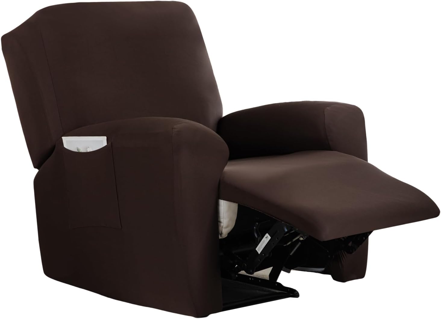 CRFATOP Printed Recliner Slipcover Stretch Reclining Chair Covers 4 Pieces Non Slip Recliner Sofa Slipcovers with Pocket Fitted Sofa Couch Cover Lazy Boy Chair Cover for Pet Kid Living Room,43