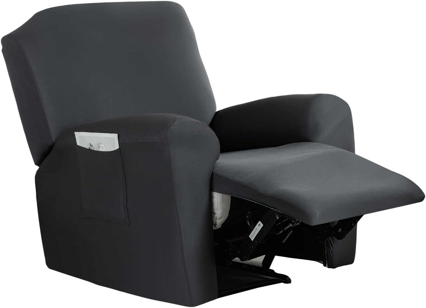 CRFATOP Printed Recliner Slipcover Stretch Reclining Chair Covers 4 Pieces Non Slip Recliner Sofa Slipcovers with Pocket Fitted Sofa Couch Cover Lazy Boy Chair Cover for Pet Kid Living Room,43