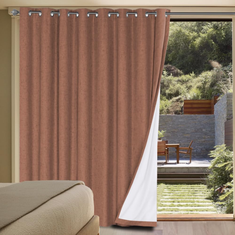 H.VERSAILTEX Blackout Curtains, Linen Curtains 108 inches Long - Thumbnail 5