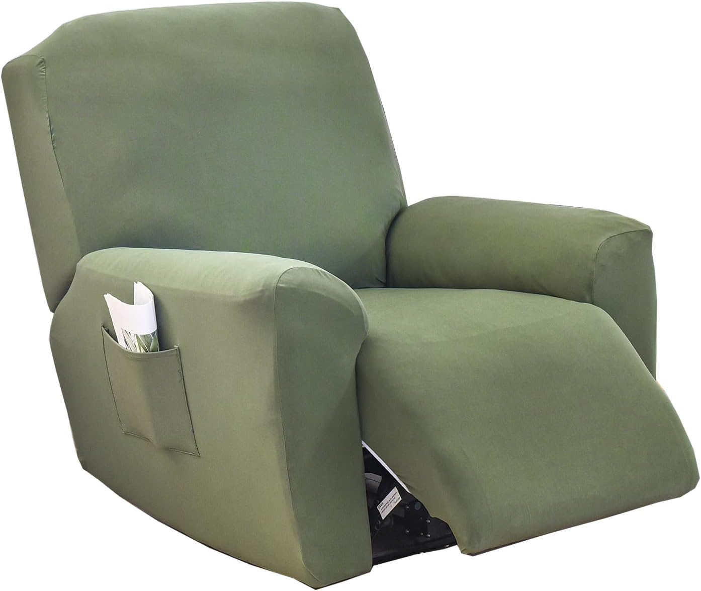 CRFATOP Stretch Recliner Cover 4-Pieces 1 Seat Recliner Chair Slipcovers Printed Fallon Collection Slipcover Recliner Lazy Boy Furniture Protector for Living Room,11