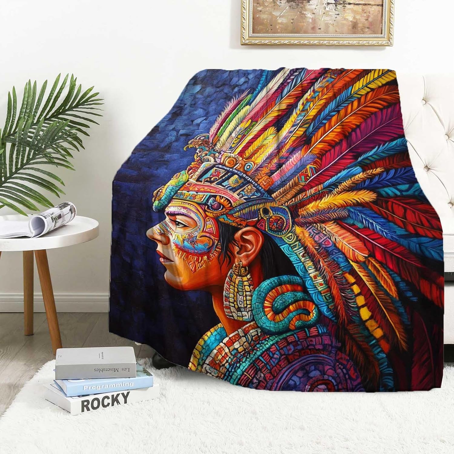 Elephant Throw Blanket, Elephant Birthday Gifts for Women and Men, Lightweight Wild Life Fleece Home Decor, Washable, No-Pilling, 60x80 Inches