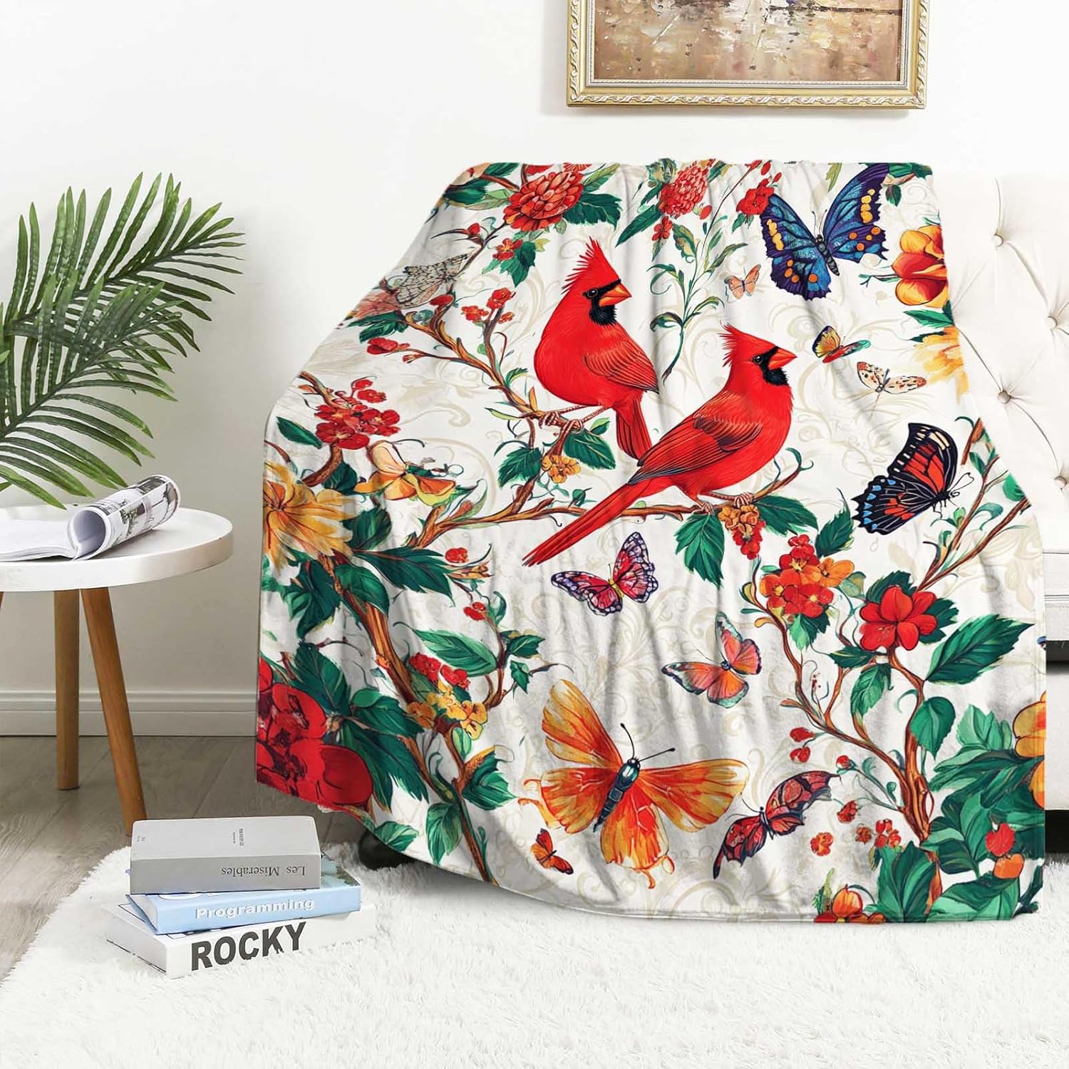 Elephant Throw Blanket, Elephant Birthday Gifts for Women and Men, Lightweight Wild Life Fleece Home Decor, Washable, No-Pilling, 60x80 Inches