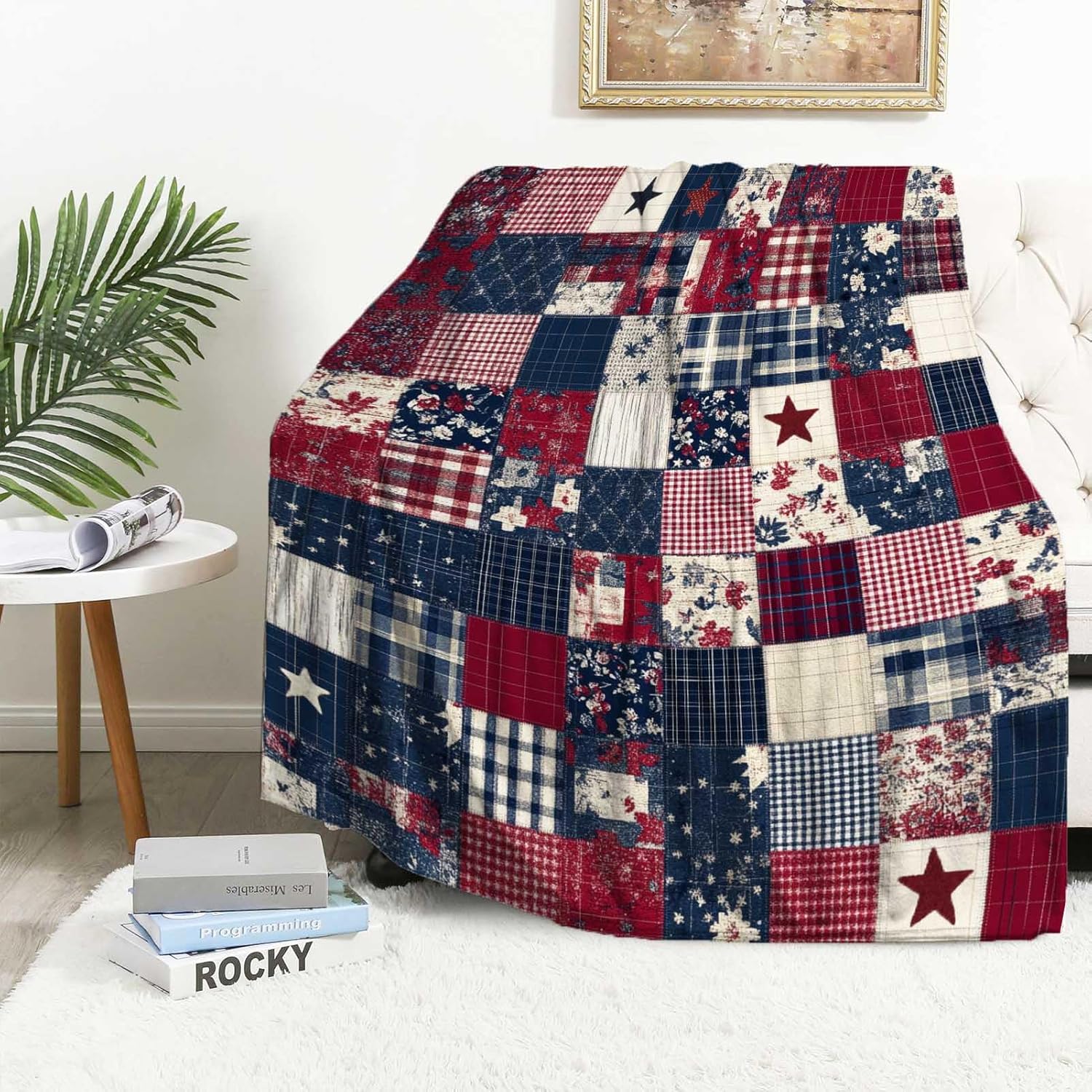 Elephant Throw Blanket, Elephant Birthday Gifts for Women and Men, Lightweight Wild Life Fleece Home Decor, Washable, No-Pilling, 60x80 Inches